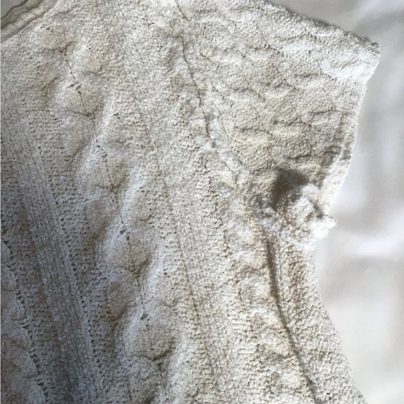 Free People White Cable Knit Sweater - Picture 7 of 9